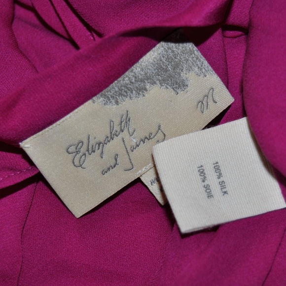 ELIZABETH & JAMES Raspberry Sleeveless Tokyo Top - Picture 7 of 7